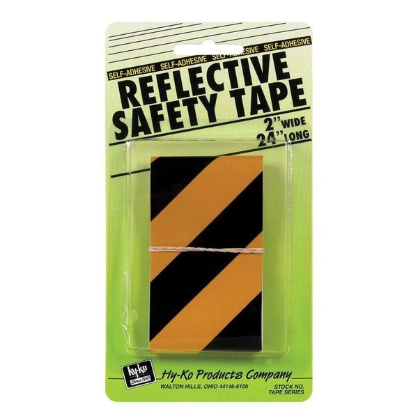 Hy-Ko Tape Safety Reflect Blk/Slvr TAPE-1